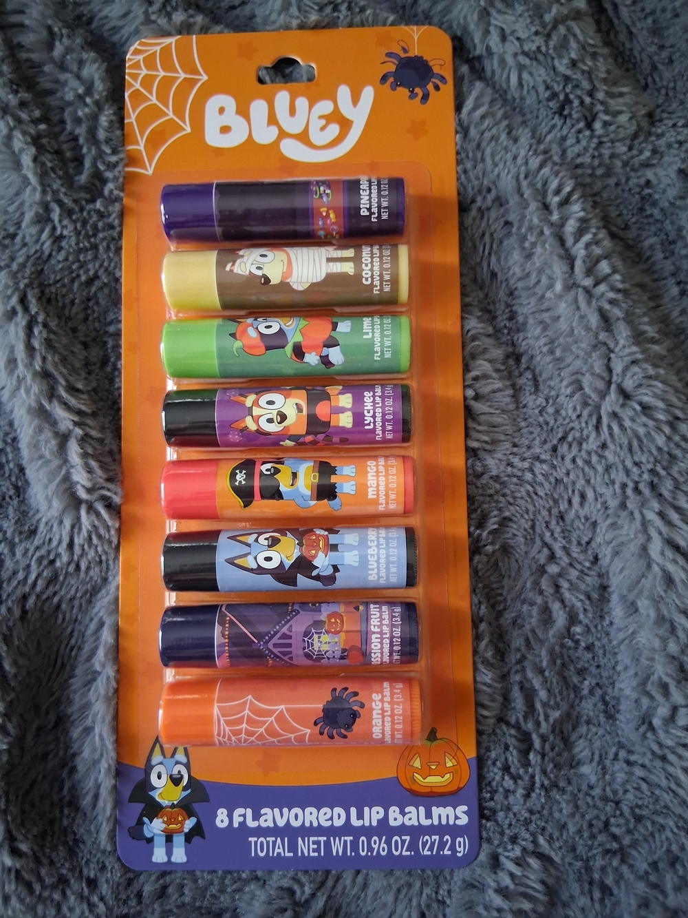 New Bluey Halloween Flavored Lip Balm